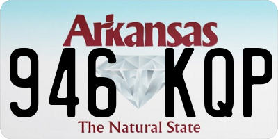 AR license plate 946KQP