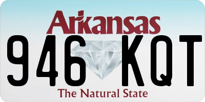 AR license plate 946KQT