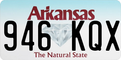 AR license plate 946KQX
