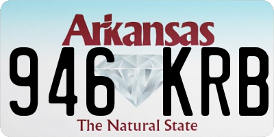 AR license plate 946KRB