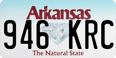 AR license plate 946KRC