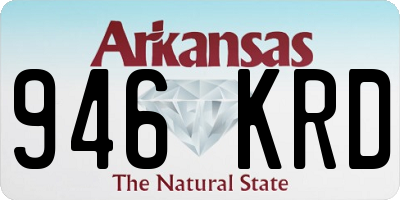 AR license plate 946KRD