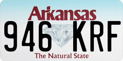 AR license plate 946KRF