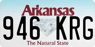 AR license plate 946KRG