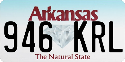 AR license plate 946KRL