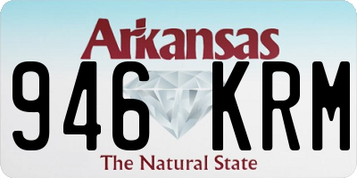 AR license plate 946KRM