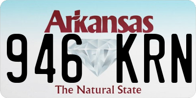 AR license plate 946KRN