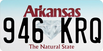 AR license plate 946KRQ