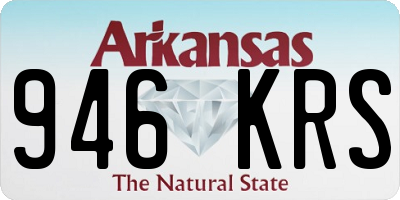 AR license plate 946KRS
