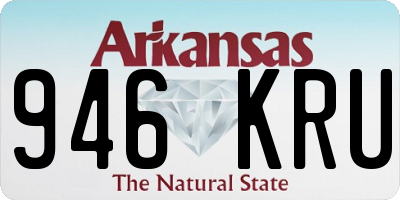AR license plate 946KRU