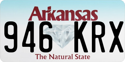 AR license plate 946KRX