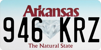 AR license plate 946KRZ