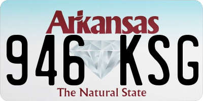 AR license plate 946KSG