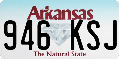 AR license plate 946KSJ