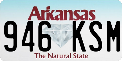AR license plate 946KSM