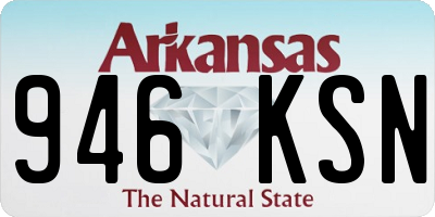 AR license plate 946KSN
