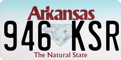 AR license plate 946KSR