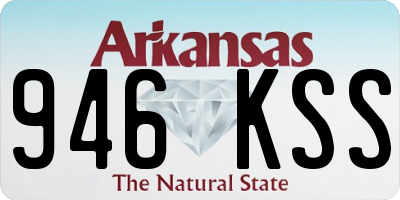 AR license plate 946KSS