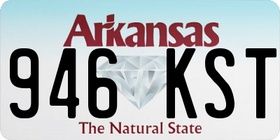 AR license plate 946KST