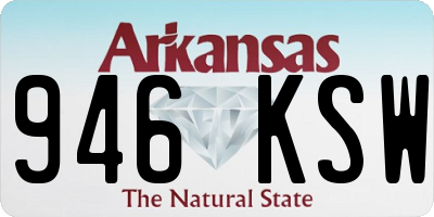 AR license plate 946KSW