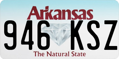 AR license plate 946KSZ