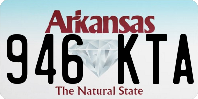 AR license plate 946KTA