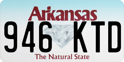 AR license plate 946KTD