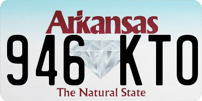 AR license plate 946KTO