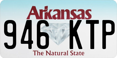 AR license plate 946KTP