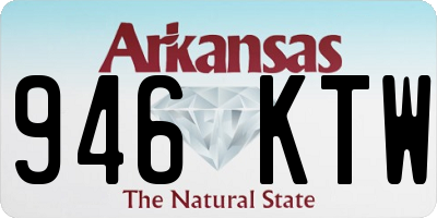 AR license plate 946KTW