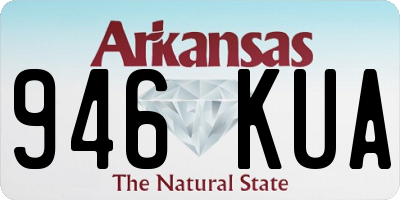 AR license plate 946KUA