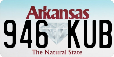 AR license plate 946KUB