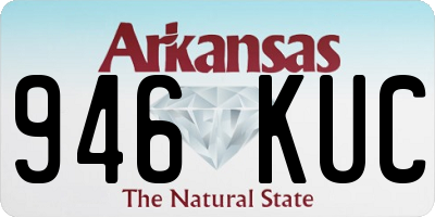 AR license plate 946KUC