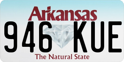 AR license plate 946KUE