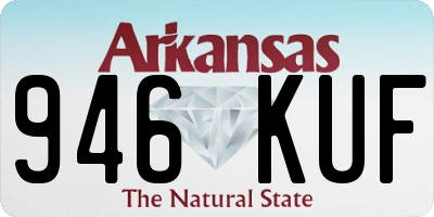 AR license plate 946KUF