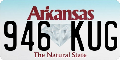 AR license plate 946KUG