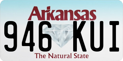 AR license plate 946KUI