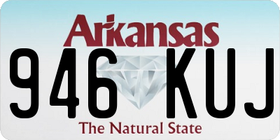 AR license plate 946KUJ