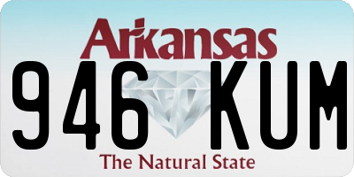AR license plate 946KUM