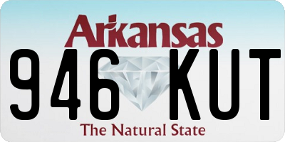 AR license plate 946KUT