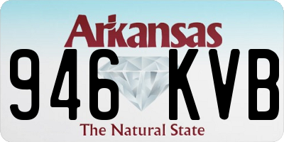 AR license plate 946KVB