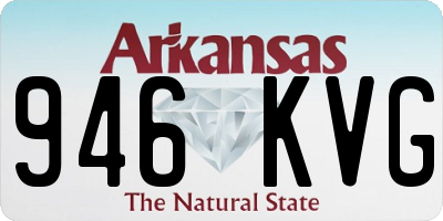 AR license plate 946KVG