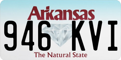 AR license plate 946KVI