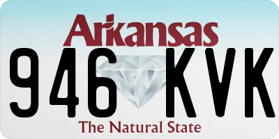 AR license plate 946KVK