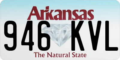 AR license plate 946KVL