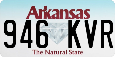AR license plate 946KVR
