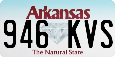 AR license plate 946KVS