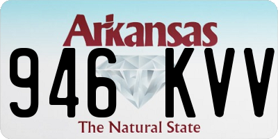 AR license plate 946KVV