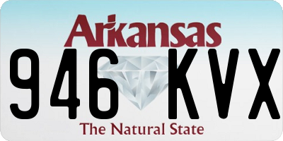 AR license plate 946KVX