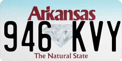 AR license plate 946KVY